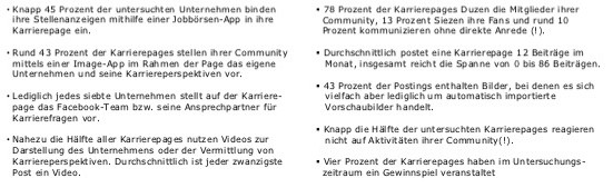 Executive Summary Facebook Recruiting Studie 2012 von atenta Executive Summary Facebook Recruiting Studie 2012 von atenta