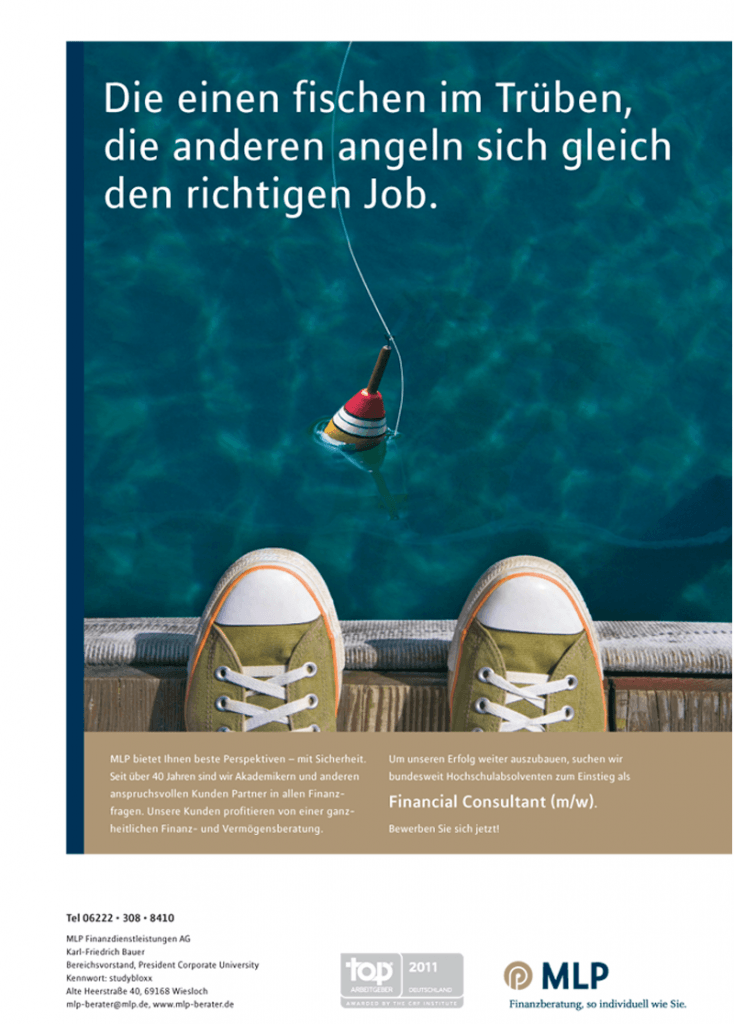 Welche Anzeigen kommen bei Studenten am Besten an?