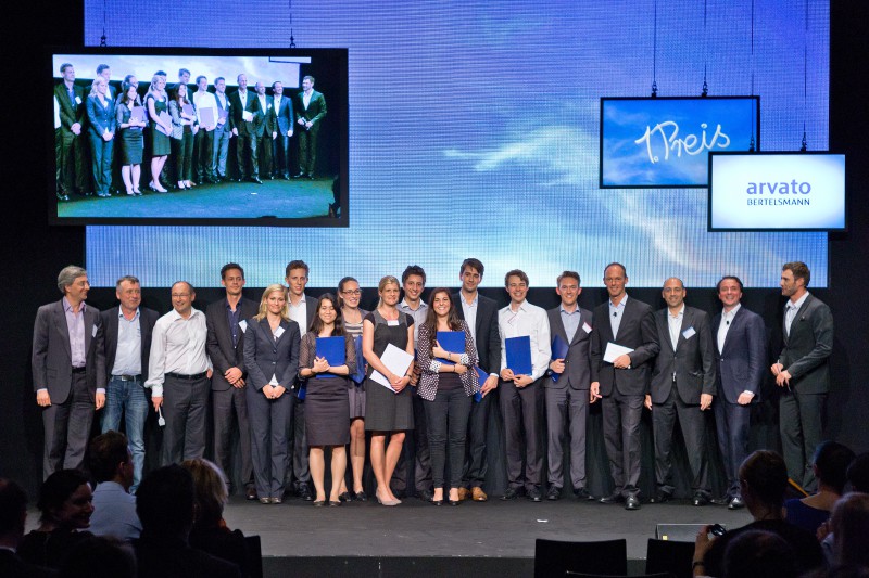 Das 2012er Sieger Team von "Talent Meets Bertelsmann"