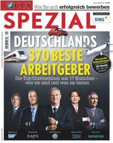 Neues Arbeitgeber-Ranking von Focus, XING und statista – heute auf saatkorn. zu gewinnen!