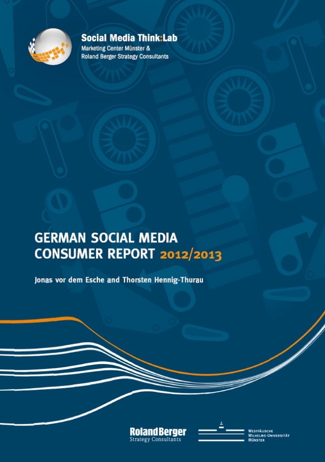 Neue Studie: German Social Media Consumer Report 2012/2013