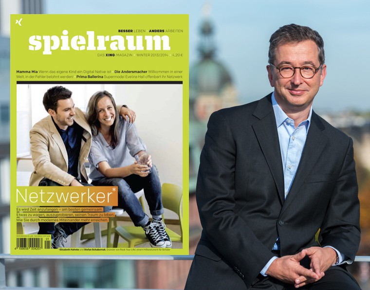XING CEO Vollmoeller über das neue Printmagazin „spielraum“