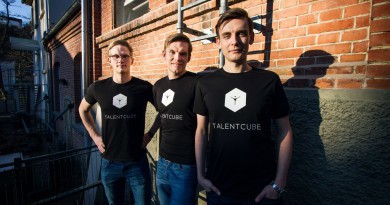 Das Team von Talentcube von links nach rechts Sebastian Niewöhner, Hendrik Seiler, Sebastian Hust.