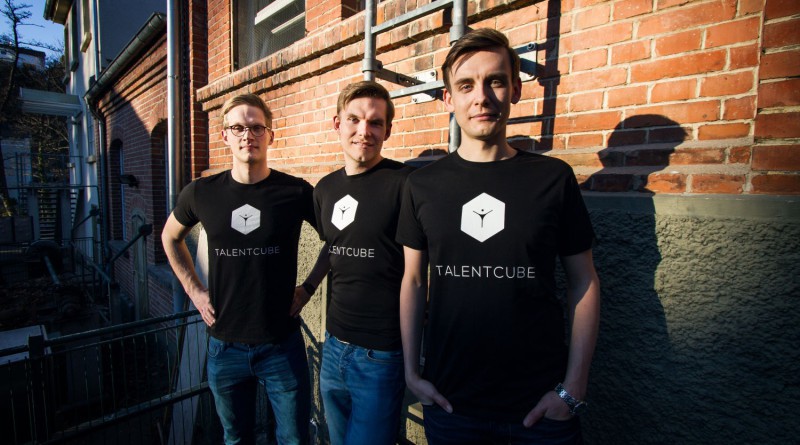 Das Team von Talentcube von links nach rechts Sebastian Niewöhner, Hendrik Seiler, Sebastian Hust.