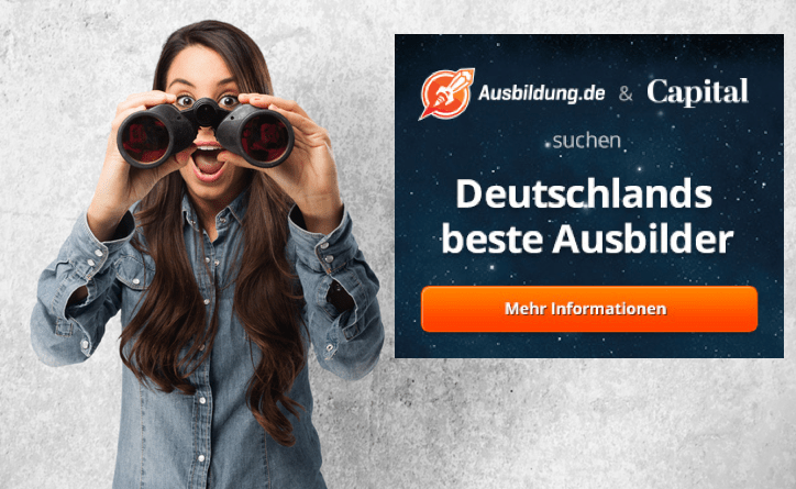apital und Ausbildung.de suchen Deutschlands beste Ausbilder Bildquelle Shutterstock.com