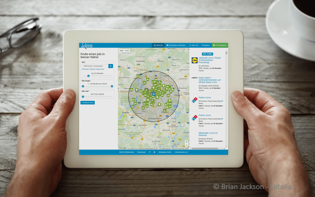 Jobino - lokale Jobsuche