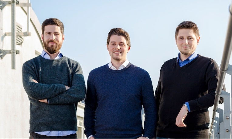 Das Talentry Founder Team Lionel von Dobeneck, Carl Hoffmann, Michael Blazek