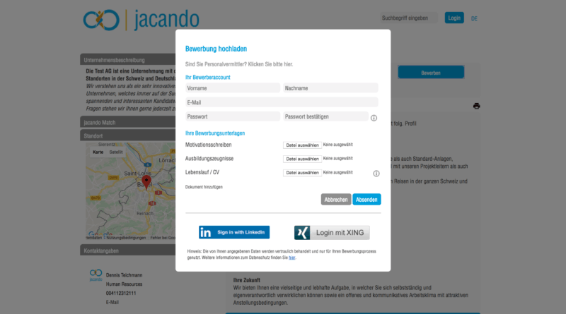 jacando - one click application