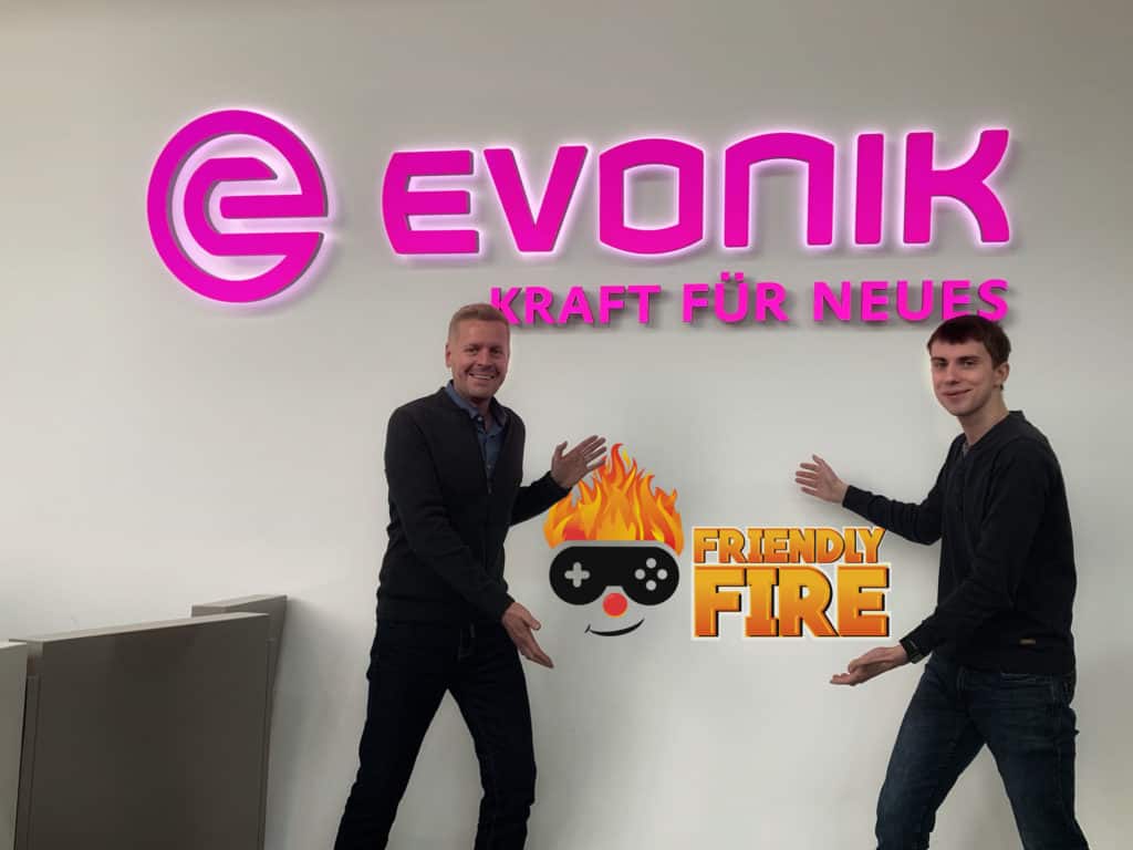 Daniel Berndt und Luis Koesling vom Employer Branding bei Evonik