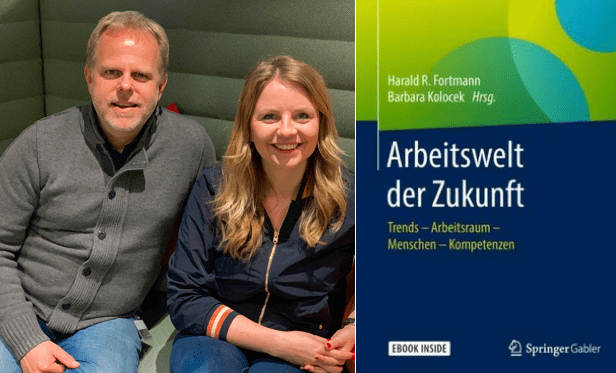 Barbara Kolocek und Harald Fortmann, Herausgeber von ARBEITSWELT DER ZUKUNFT