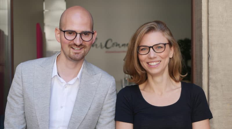 Yves Scheffold und Sophia Röpke von hrConnectum