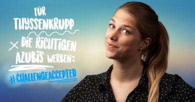 Laura Garbe auf SAATKORN zum thyssenkrupp Ausbildungsmarketing