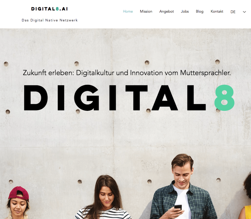Digital8.AI das DIGITAL NATIVE NETZWERK SAATKORN