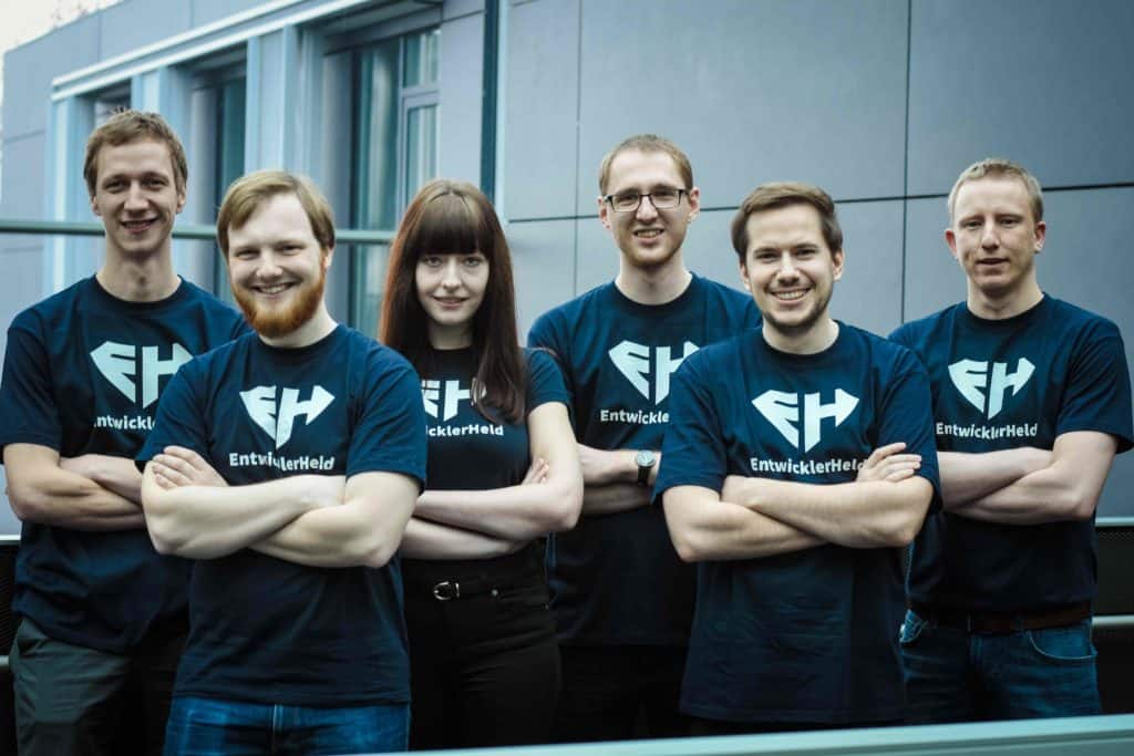 Entwicklerheld Team HR Startup SAATKORN