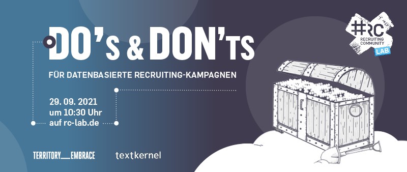 #RC Lab Datenbasierte Recruiting-Kampagnen textkernel TERRITORY Embrace