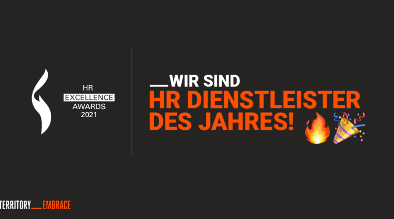 TERRITORY EMBRACE ist HR Dienstleister des Jahres SAATKORN