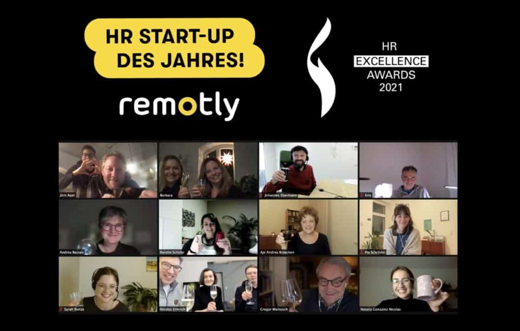 remotly HR Startup HR Excellence Award SAATKORN Blog Barbara Kolecek Joern Apel HR Startup des Jahres