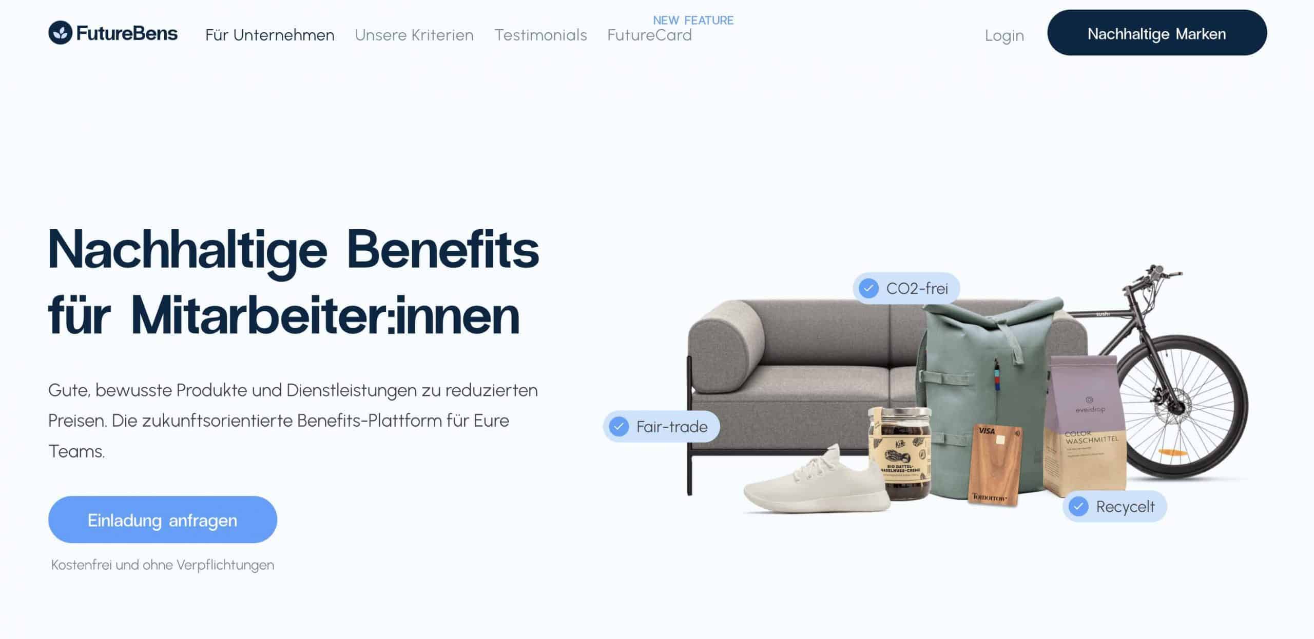 FutureBens Website SAATKORN