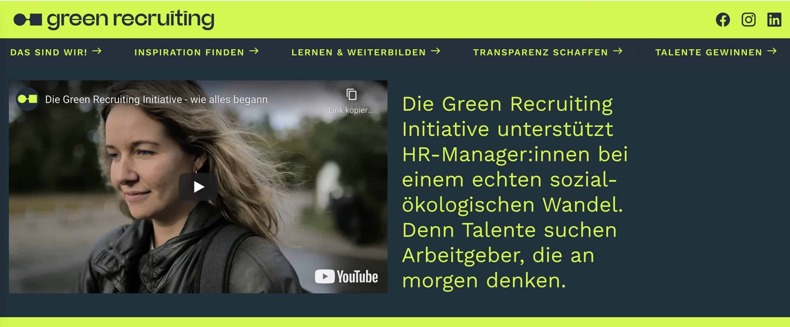 Website Green Recruiting SAATKORN