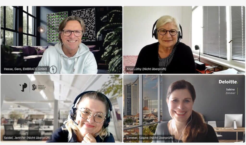 Prof. Dr. Anja Lüthy, Sabine Zimmer, Jennifer Seidel von der femaleHRexcellence