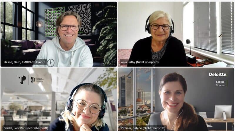 Prof. Dr. Anja Lüthy, Sabine Zimmer, Jennifer Seidel von der femaleHRexcellence