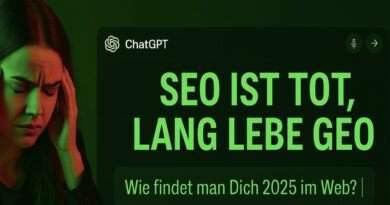 SEO ist tot, lang lebe GEO: Wie findet man Dich im Jahr 2025 im Web? SEO ist tot, lang lebe GEO: Wie findet man Dich im Jahr 2025 im Web?