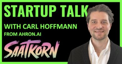 Startup Talk with CARL HOFFMANN from ahron.ai