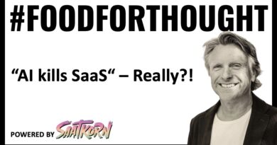 „AI kills SaaS.“ – Really? – #FOODFORTHOUGHT