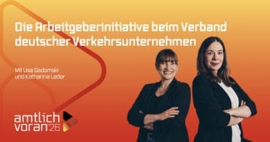 amtlich voran: Die VDV Arbeitgeberinitiative mit LISA GADOMSKI und KATHARINA LEDER