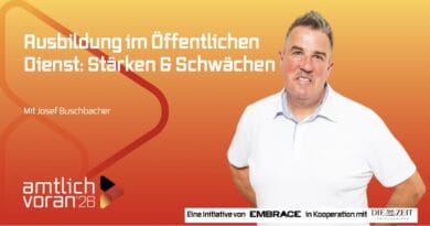 amtlich voran: Ausbildung im Öffentlichen Dienst mit JOSEF BUSCHBACHER amtlich voran: Ausbildung im Öffentlichen Dienst mit JOSEF BUSCHBACHER