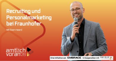 amtlich voran: Wie gelingt Recruiting für 74 Forschungsinstitute, SVEN HEARD? amtlich voran: Wie gelingt Recruiting für 74 Forschungsinstitute, SVEN HEARD?