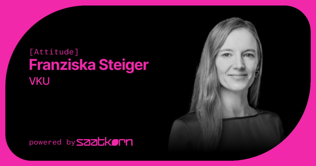 amtlich voran: Association of Municipal Enterprises (VKU) with FRANZISKA STEIGER
