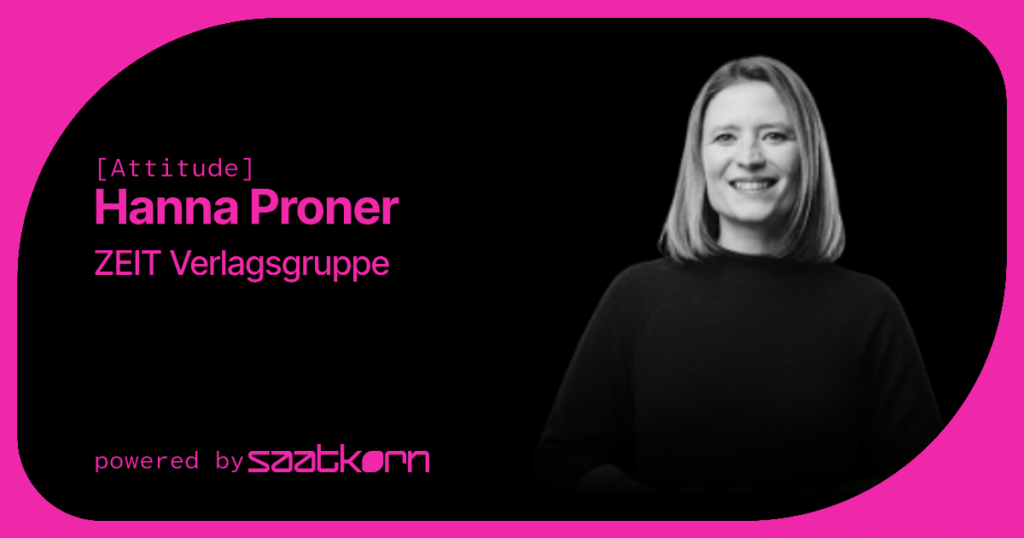 amtlich voran: Dr Hanna Proner of the ZEIT Publishing Group