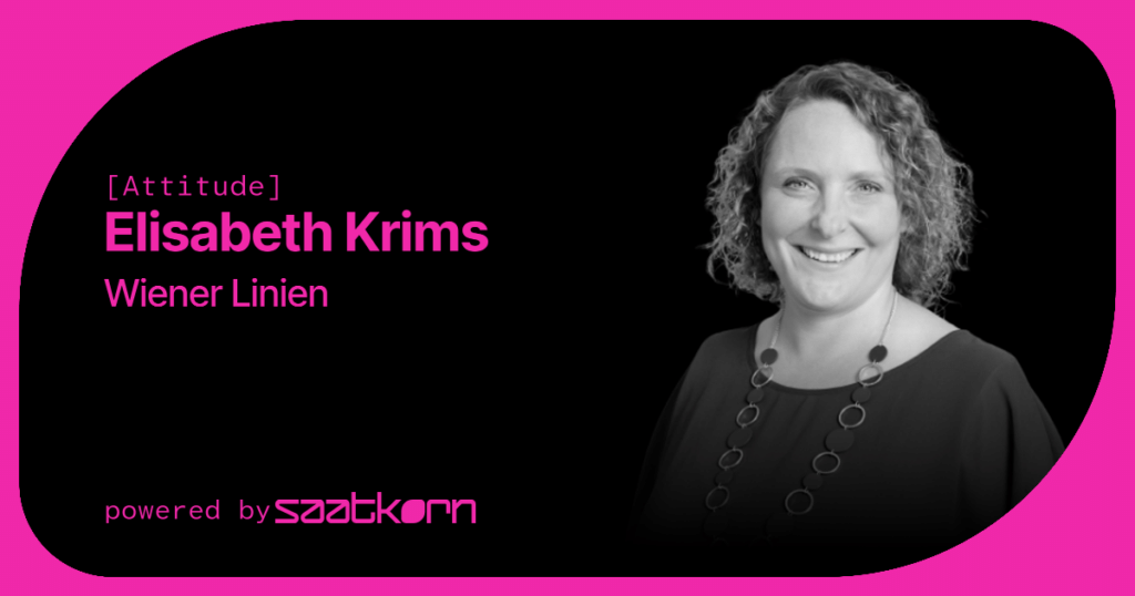 Elisabeth-Krims Wiener Linien amtlich voran SAATKORN